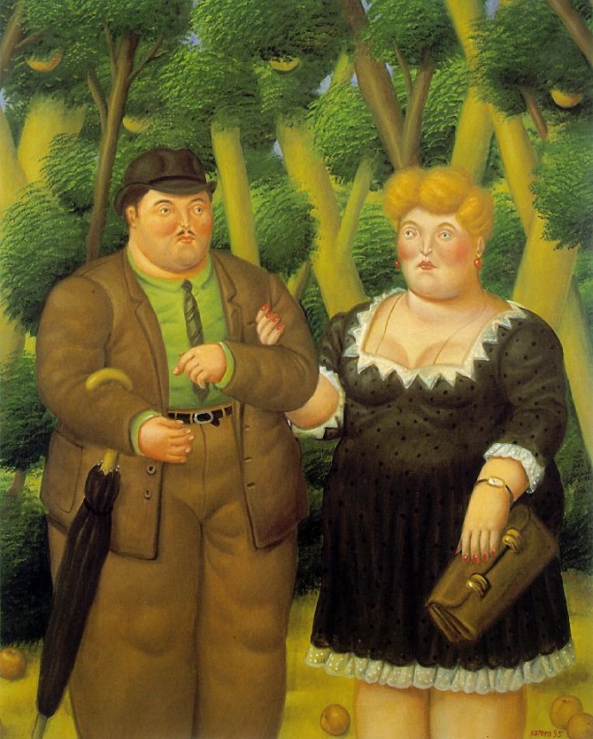 Couple by Fernando Botero